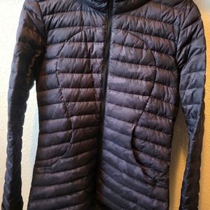 Lululemon camo down for it all hooded winter jacket